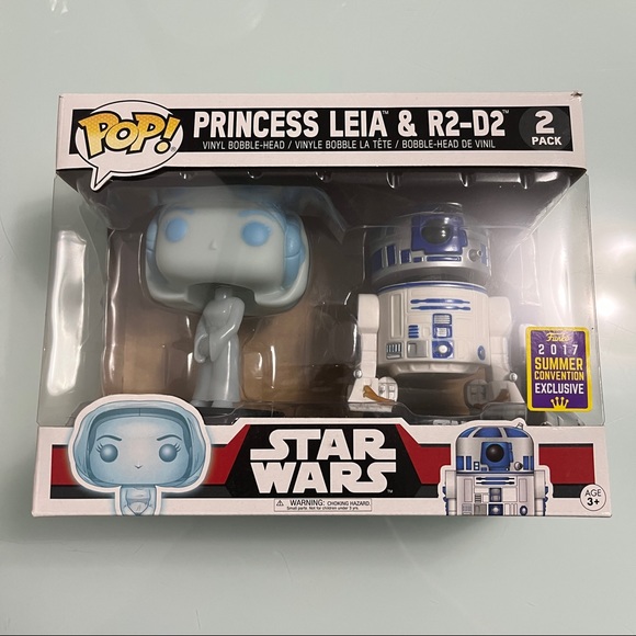 Funko POP Star Wars Princess Leia & R2-D2 2-pk EXCLUSIVE